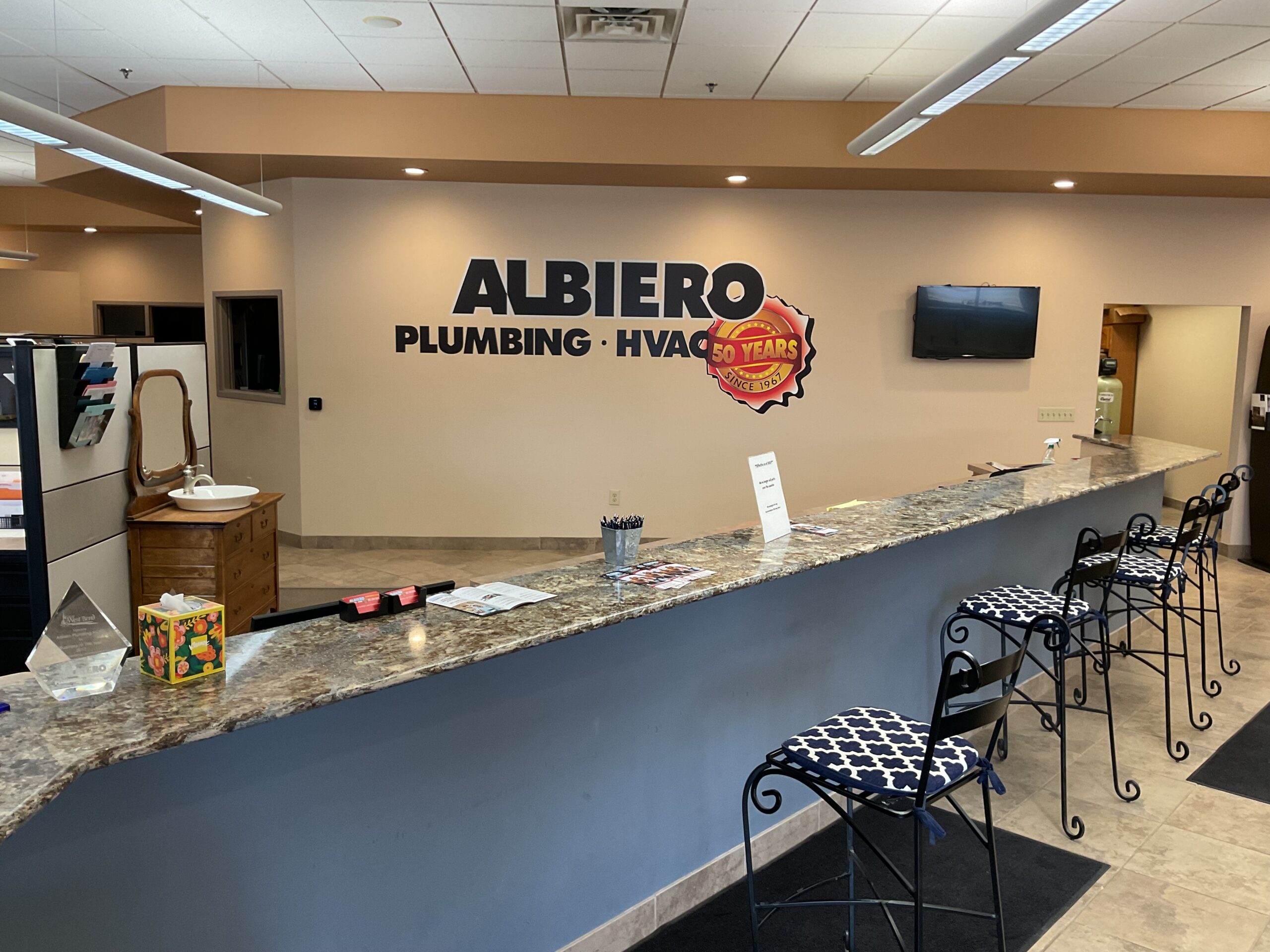 Albiero plumbers repair dripping faucets caused by worn cartridges, O-rings, seats, and seals.